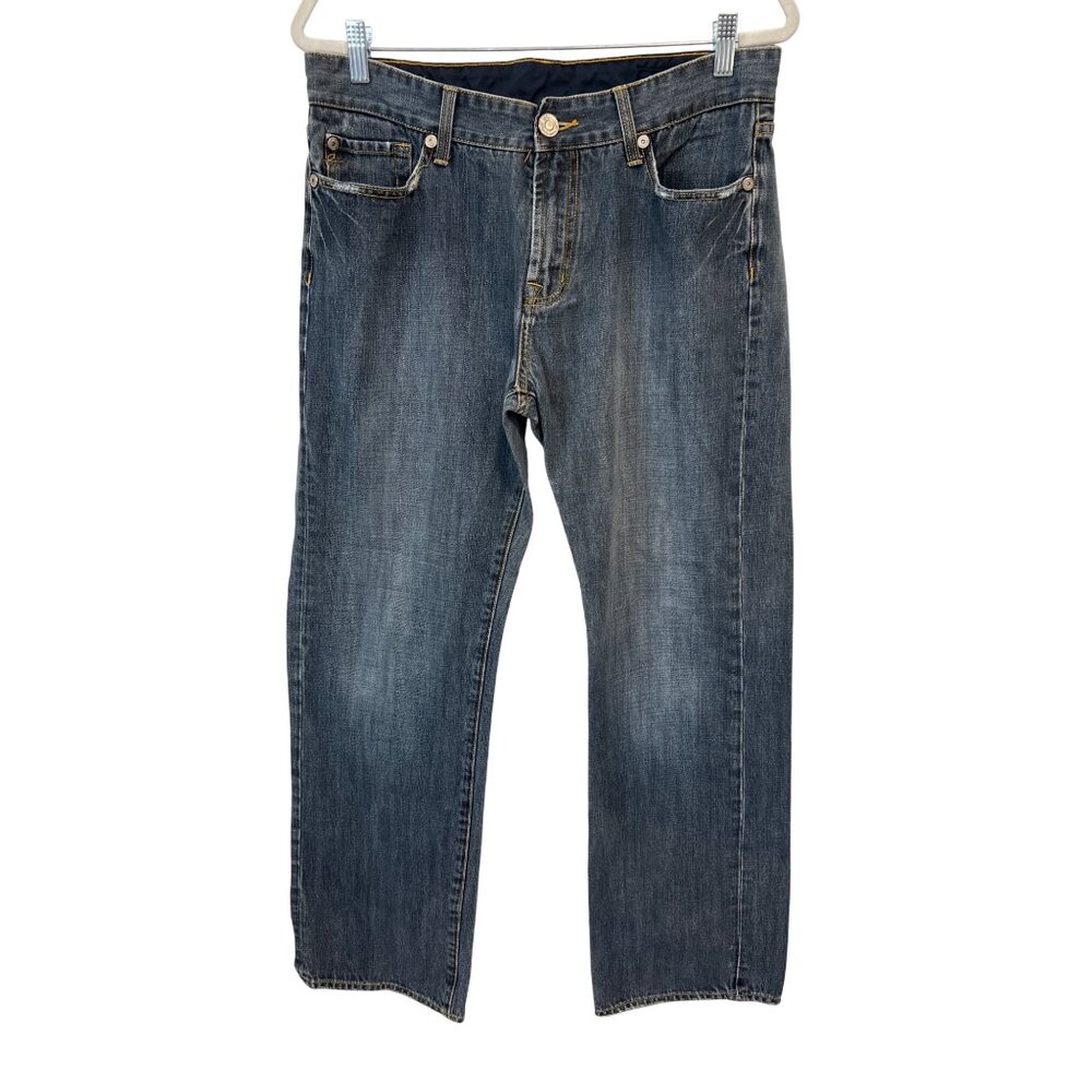 Seven7 Premium Men’s Jeans Size 34 Medium Wash Denim Straight Leg